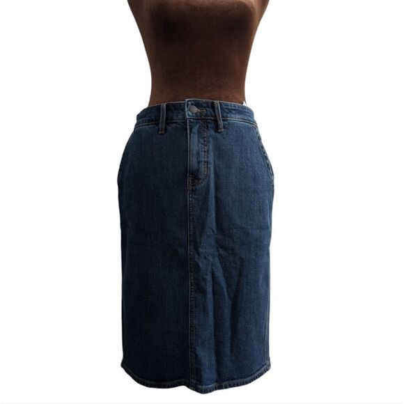 Set of two High waisted midi jean skirts size 2 Nwot - Picture 5 of 14